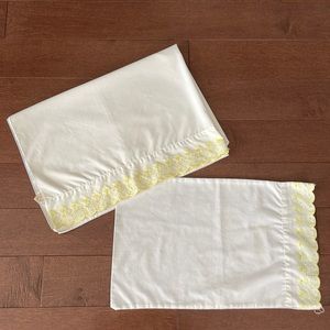 Vintage Toddler Sheet and Pillowcase